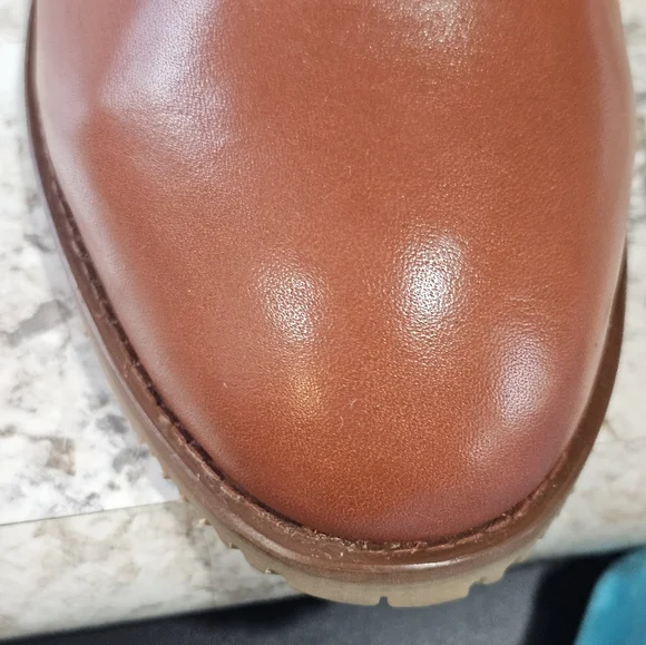 Xena Workwear Women's Gravity Work Shoes Steel Toe Sz 9.5 Cognac Brown - Picture 12 of 15